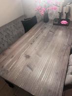 Landelijke Eettafel - 6 Persoons, Huis en Inrichting, Tafels | Eettafels, Ophalen, Gebruikt, 100 tot 150 cm, Eikenhout