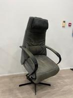 Prominent Humberto E100 Grijs Relaxfauteuil Sta-op Accu M, Minder dan 50 cm, Ophalen of Verzenden, Zo goed als nieuw, Leer
