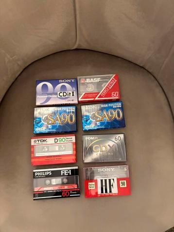 Nieuwe Cassettebandjes - TDK, Sony, Philips, BASF beschikbaar voor biedingen