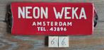 Neon Weka, Verzamelen, Merken en Reclamevoorwerpen, Ophalen of Verzenden, Gebruikt, Reclamebord