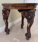 Elegant antiek Anglo-Indian olifant tafeltje 19e eeuws, Antiek en Kunst, Ophalen