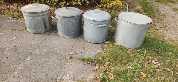 Vintage 4 wasketels, Antiek en Kunst, Curiosa en Brocante, Ophalen