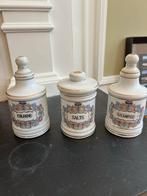 Vintage Apothekers/Badkamer Accessoires Set, Ophalen of Verzenden, Gebruikt, Wit, Overige typen