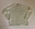 Leuk fluffy harig pastelgroen vest van Morgan, maat M, Maat 38/40 (M), Zo goed als nieuw, Groen, Morgan