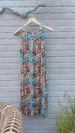Jurk zomerjurk beige aqua oranje damesjurk one size Nieuw, Ophalen of Verzenden, Nieuw, Overige kleuren, Boven de knie