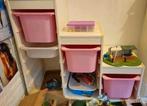 ikea trip trap trofast kast met 3 roze bakken., Ophalen, Gebruikt, 75 tot 100 cm, Minder dan 50 cm