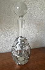 kristallen karaf met tinbeslag, Antiek en Kunst, Antiek | Tin, Ophalen of Verzenden