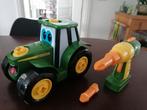 Speelgoed bouwtractor met schroeven - john deere, Ophalen of Verzenden, Zo goed als nieuw