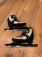 RAPS klapSchaatsen snelsluiting maat 46, Sport en Fitness, Schaatsen, Klapschaats, Ophalen of Verzenden, Zo goed als nieuw, Raps