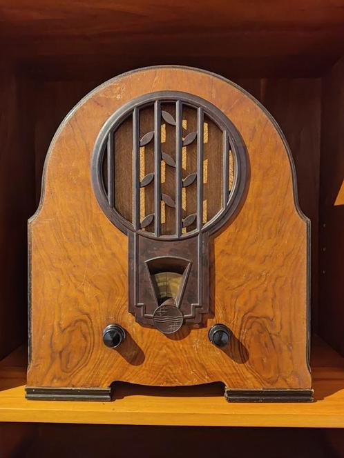 Philips Lentebode 634a radio. Super-inductie ontvanger, Antiek en Kunst, Antiek | Tv's en Audio, Ophalen