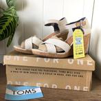 Dames sandalen sienna van Toms maat 39 nieuw beige sleehak, Nieuw, Beige, Ophalen of Verzenden