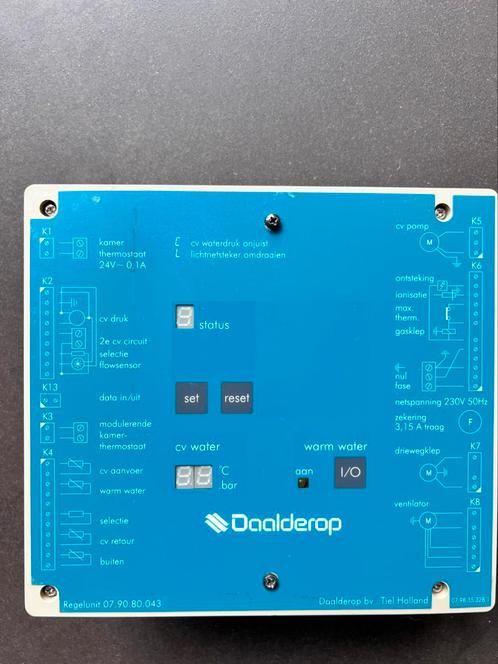Daalderop regelunit (voor Combifort CV ketels), Doe-het-zelf en Verbouw, Verwarming en Radiatoren, Gebruikt, Ophalen of Verzenden