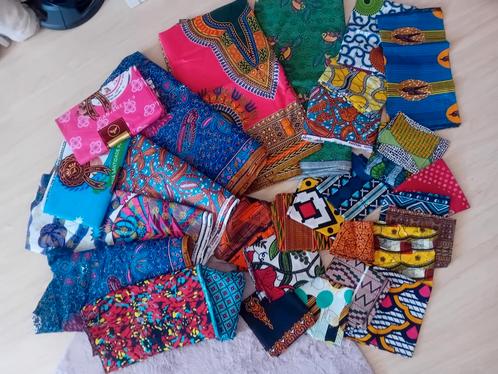 Wax batik afrikaanse lappen stof voor quilt patchwork, Hobby en Vrije tijd, Stoffen en Lappen, Zo goed als nieuw, Katoen, 120 cm of meer