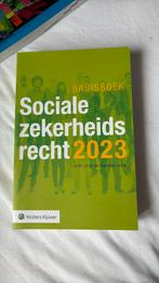 Sociale zekerheidsrecht 2023, Boeken, Ophalen of Verzenden, Zo goed als nieuw