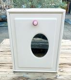 Vintage medicijn kastje met spiegel wit, Antiek en Kunst, Antiek | Meubels | Kasten, Ophalen of Verzenden