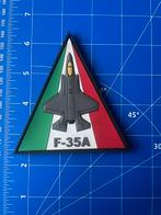 PVC patch Italian Air Force F-35 (Velcro), Verzamelen, Ophalen of Verzenden, Zo goed als nieuw, Patch, Badge of Embleem