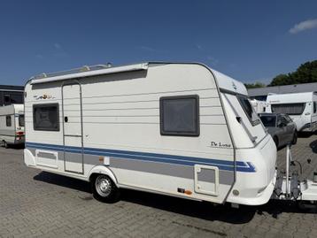 Hobby De luxe Easy 460 UFE bj 2001 met voortent en 2 luifels beschikbaar voor biedingen