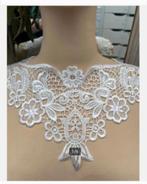 Opzet Kraag Kant - Jurk/Blouse, wit, bijzonder, Ophalen of Verzenden