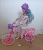 Barbie met fiets., Ophalen of Verzenden, Barbie