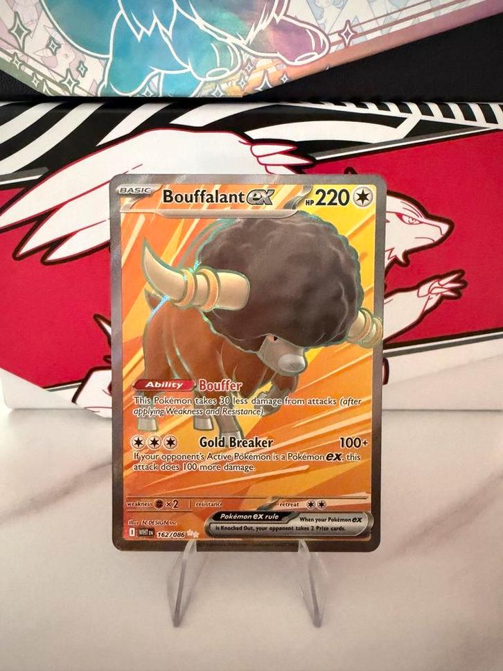Bouffalant EX 162/086 - White Flare - NM, Hobby en Vrije tijd, Verzamelkaartspellen | Pokémon, Zo goed als nieuw, Losse kaart
