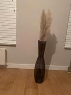 Hoge glazen vaas – Modern design 82 cm, Overige kleuren, Aardewerk of Porselein, Ophalen of Verzenden, Zo goed als nieuw