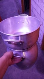 Te koop: Stoompan/Couscous pan, Ophalen, Gebruikt, Rvs, Kookpan of Snelkookpan