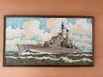 Porceleyne Fles Delft Tegel De Ruyter Kruiser 1953, Antiek en Kunst, Ophalen of Verzenden