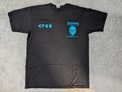 Iron Maiden Crew shirt 2016 Large ! The book of Souls, Kleding | Heren, T-shirts, Zo goed als nieuw, Maat 52/54 (L), Zwart, Ophalen of Verzenden