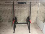 Squatrek + halterschijven (110kg), Ophalen, Gebruikt, Overige typen