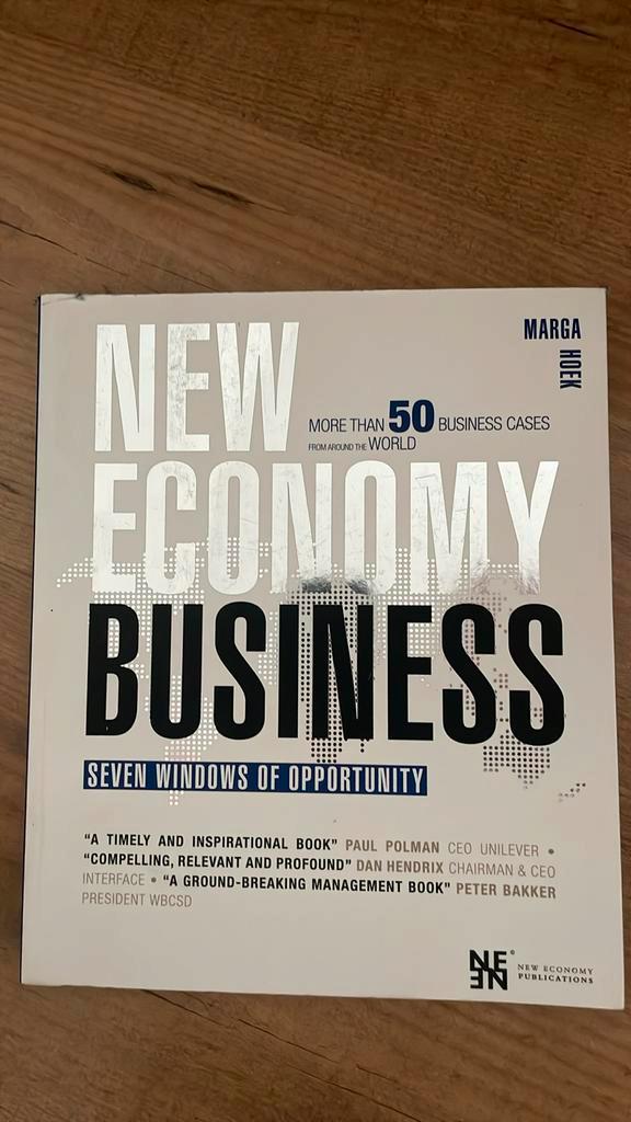 Marga Hoek - New economy business, Boeken, Economie, Management en Marketing, Zo goed als nieuw, Management, Ophalen of Verzenden