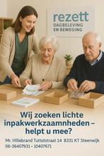 Gevraagd werkzaamheden