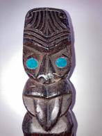 Maori Tiki Nieuw Zeeland beeld kaars candle, Antiek en Kunst, Verzenden