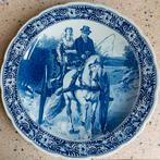 Delfts Blauw Wandbord Sphinx Maastricht 40cm, Antiek en Kunst, Ophalen of Verzenden