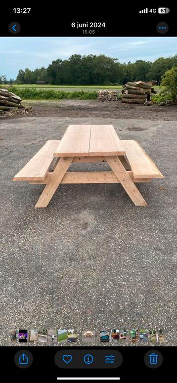 Douglas picknick tafels beschikbaar voor biedingen