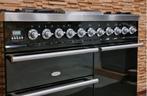 Luxe Fornuis Boretti Linea Quadra 100cm zwart 3 ovens, 60 cm of meer, Ophalen of Verzenden, Zo goed als nieuw, Energieklasse A of zuiniger
