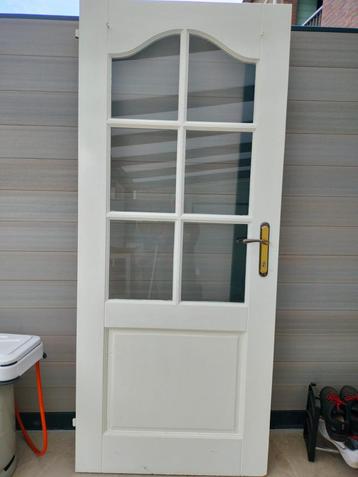 Opdek Binnendeur glas 201x85 cm beschikbaar voor biedingen