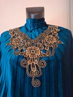 Elegante brocante kanten zwarte /gouden Kraag €5, Ophalen of Verzenden, Gedragen, Zwart