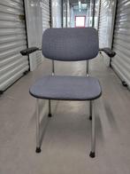 8 originele Gispen Cirrus stoelen in goede staat, Ophalen, Tijdloos design, Gebruikt, Blauw