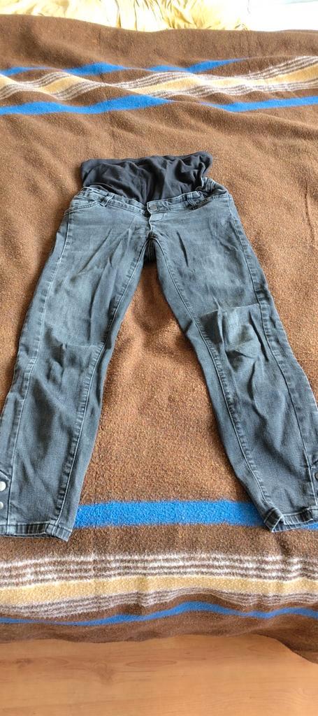Greywash jeans zwanger mamalicious, Kleding | Dames, Positiekleding, Broek of Spijkerbroek, Blauw, Ophalen of Verzenden