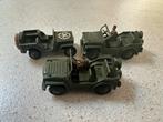 Dinkey toys jeeps, 2x austin champ, 1 x jeep, Ophalen of Verzenden, Gebruikt