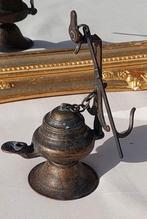 klein antiek olie lampje, Antiek en Kunst, Ophalen of Verzenden