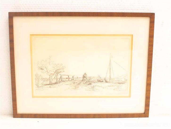 Prent 24297, Verzamelen, Foto's en Prenten, Gebruikt, Overige onderwerpen, Voor 1940, Ophalen of Verzenden