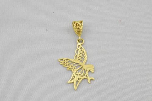 14 karaat hanger Adelaar 2236-G, Sieraden, Tassen en Uiterlijk, Kettinghangers, Gebruikt, Goud, Goud, Dier, Ophalen of Verzenden