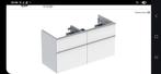 Geberit Icon wit wastafelonderkast, Doe-het-zelf en Verbouw, Sanitair, Ophalen, Nieuw, Chroom, Wastafel