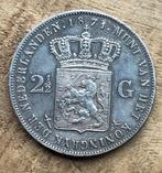 nette 2,5 gulden 1871 Willem III, Postzegels en Munten, Munten | Nederland, Ophalen, Koning Willem III, Zilver, Losse munt