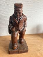 Houten beeldje boer - Amsterdamse school, Ophalen of Verzenden