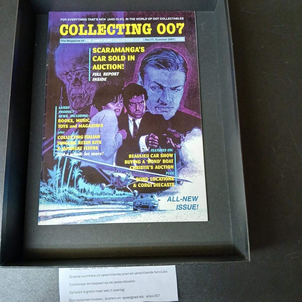 James Bond 007 Fanclub Magazines, Ophalen of Verzenden, 1980 tot heden, Overige typen
