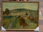 Limburgs landschap van Henri Schoonbrood, olie op doek, Antiek en Kunst, Kunst | Schilderijen | Klassiek, Ophalen