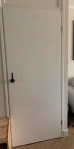 NIEUW Svedex opdek deur rechts 78 x 201,5 massief RAL 9016, Doe-het-zelf en Verbouw, Deuren en Horren, Ophalen, Minder dan 80 cm