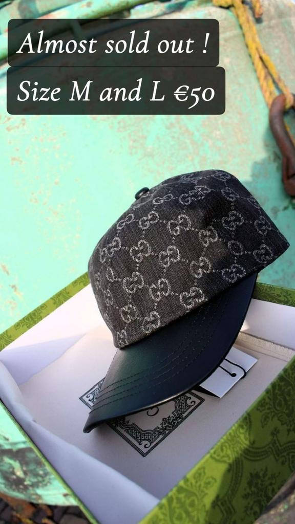 Gucci Pet Nieuw Maat M met Doos, Ophalen of Verzenden, Nieuw, Pet